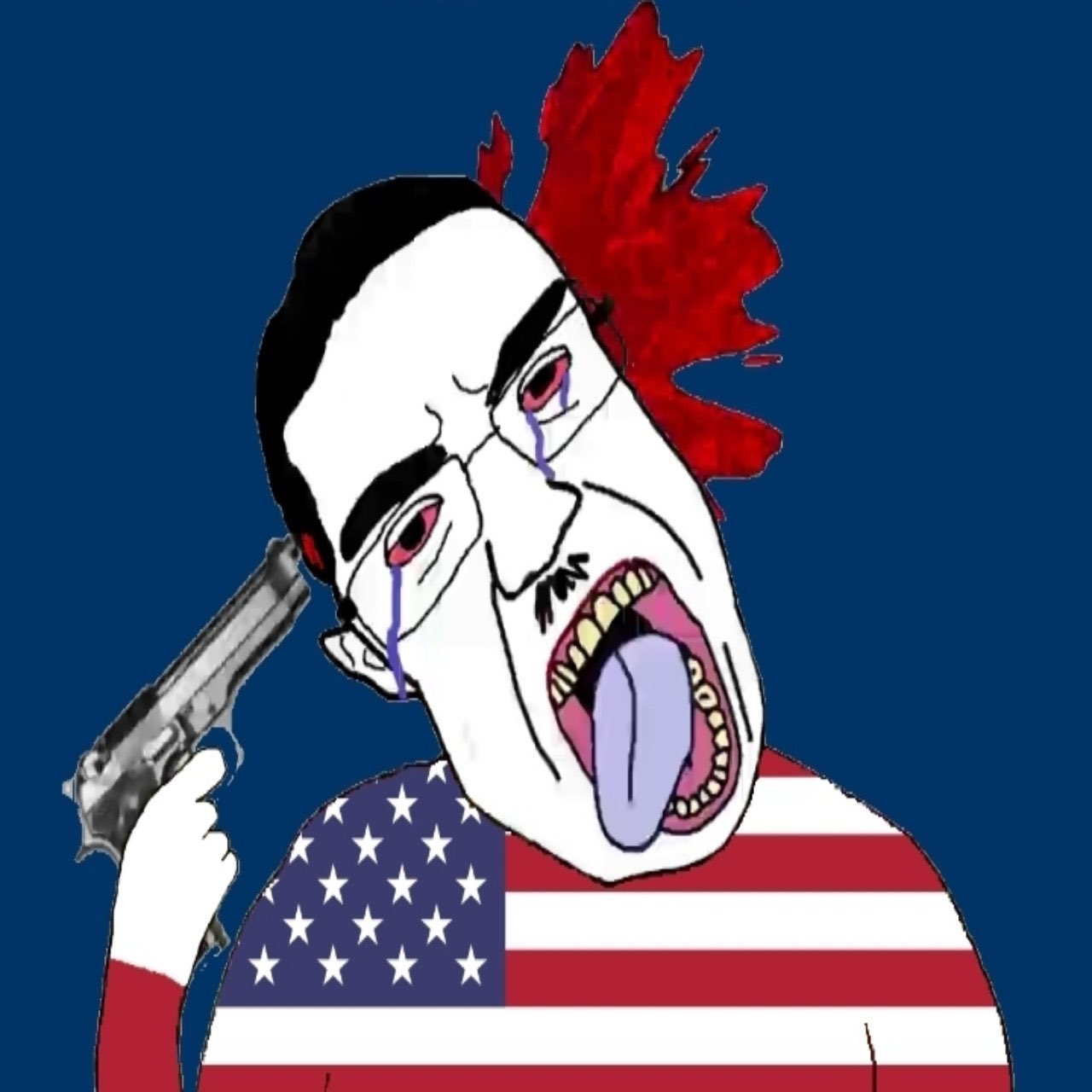 chudjak, chudjak front, arm, blood, bloodshot eyes, clothes, country, crying, ear, flag