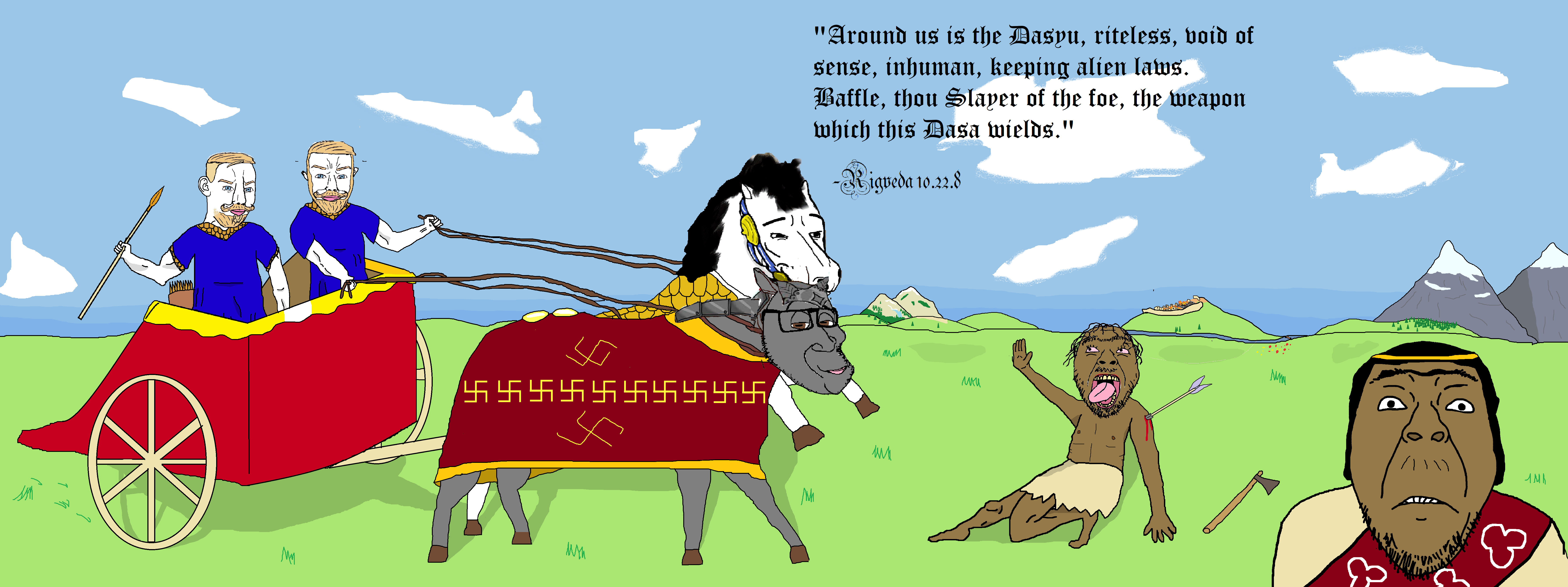 sectionalism, bernd, chudjak, smugjak, chud horse, chudjak front, aryan, a10 eyes, animal, armor