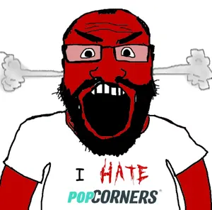 markiplier soyjak, science lover, angry, balding, beard, chips, clothes, fume, glasses, hair