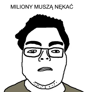 unknown, closed mouth, fat, glasses, hair, klocuchtvstubble, millions must die, nekac, nerd, poland