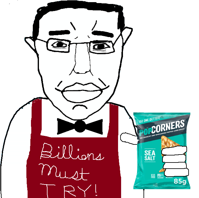 chudjak, chudjak front, arm, bowtie, chips, closed mouth, clothes, ear, food, glasses