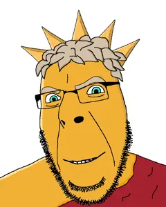 cobson, blue eyes, clothes, crown, glasses, god, gold, hair, religion, roman