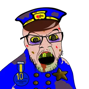 feraljak, feraljak (crazed), acne, angry, badge, blood, cap, clothes, crazed, dirty clothes