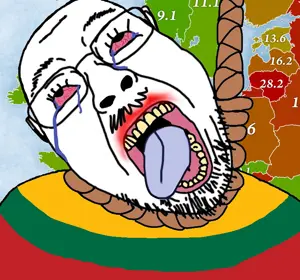 bernd, hanging troonjak, troonjak, ack, bloodshot eyes, clothes, country, crying, europe, flag