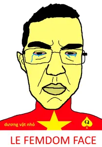 chudjak, patrick, asian, bushy eyebrows, clothes, crying, cuck, ear, femdom, femdomcuck
