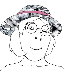 cobson, female cobson, femjak, clothes, female, gem, glasses, hat, pout, smile