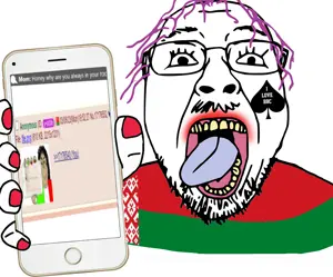 bernd, /bant/, 4chan, beard, belarus, hair, holding object, holding phone, iphone, italy