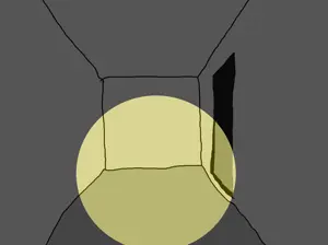 feraljak, angry, animated, blood, creepy, flashlight, glasses, horror, mustache, no eyes