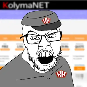 feraljak, administ soyjaks, angry, clothes, glasses, hat, kolyma, kolymanet, mustache, open mouth
