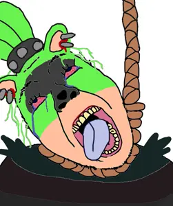 sonic the hedgehog, bernd, hanging troonjak, troonjak, ack, bloodshot eyes, crying, hanging, open mouth, rope