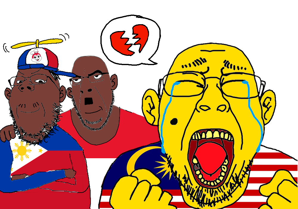 bernd, cobson, gapejak, 😭, 3soyjaks, arm, black skin, closed eyes, clothes, crossed arms