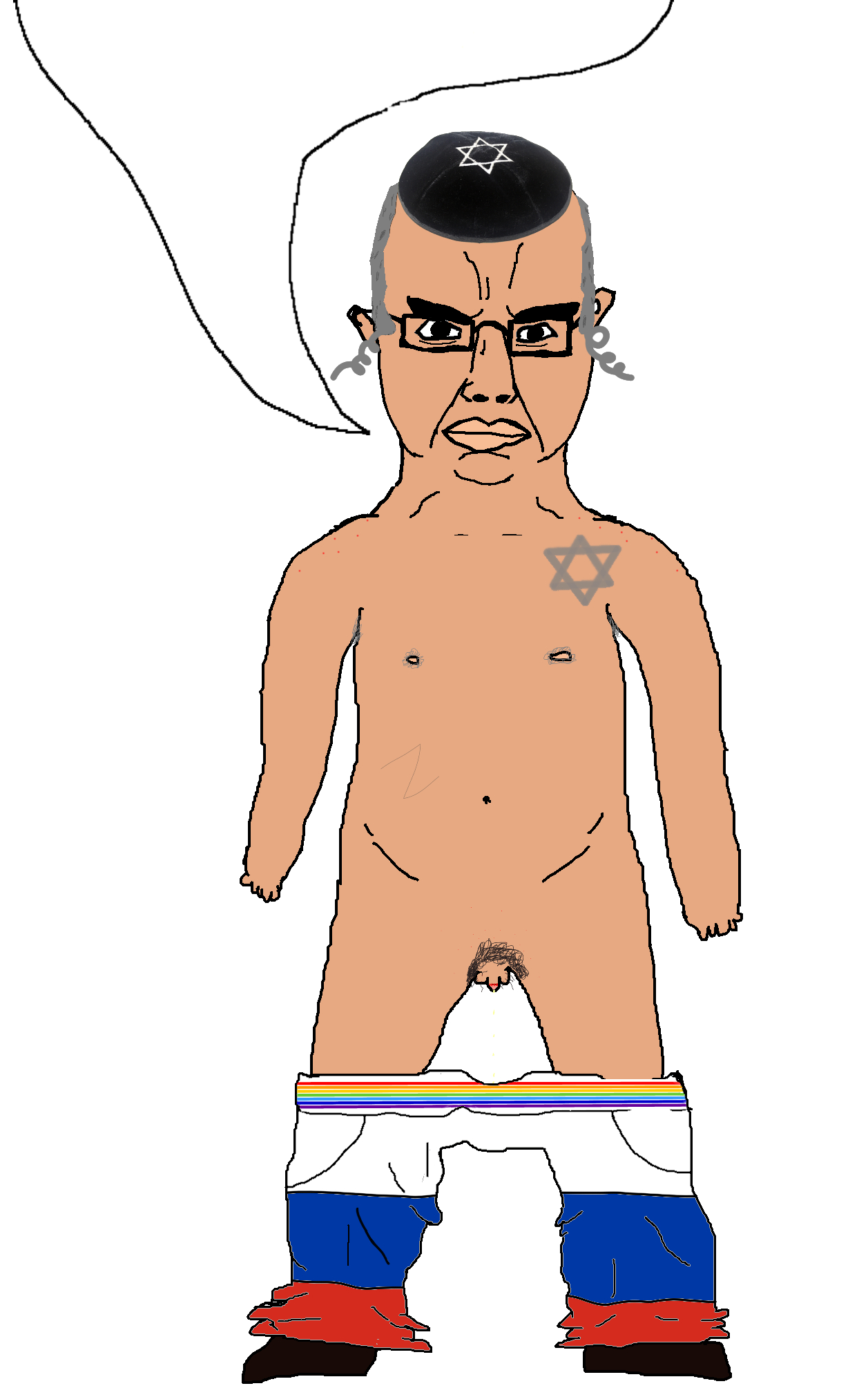 chudjak, chudjak front, obsessedchud, blood, gray hair, hair, jewish autonomous oblast, judaism, looking at you, pee