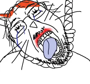 bernd, hanging troonjak, troonjak, ack, animal, cat, cat ears, crying, dead, ear