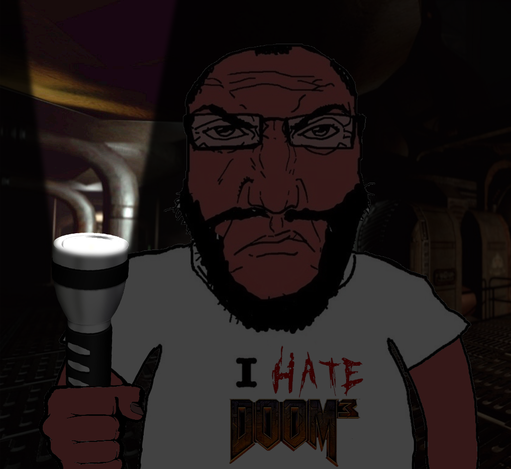 markiplier soyjak, science lover, punisher face, angry, arm, balding, beard, closed mouth, clothes, doom