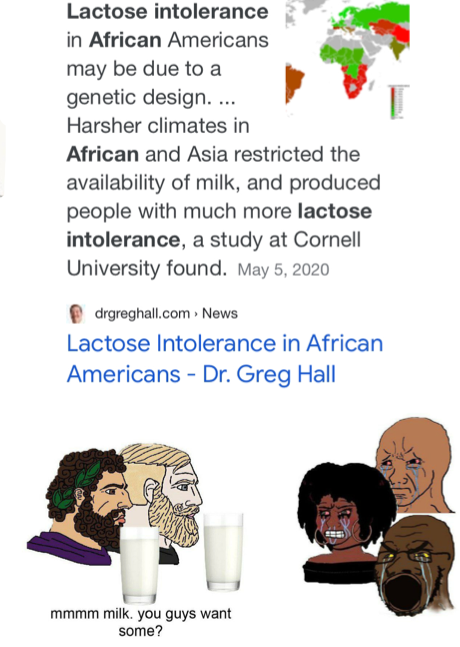 doomer girl wojak, wojak, yes chad, soyak, afro, angry, beard, black people, black skin, blonde hair
