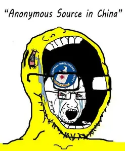 soyak, kekjak, 2soyjaks, bloodshot eyes, central intelligence agency, china, crying, glasses, open mouth, soyjak