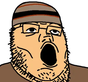 tony soprano soyjak, clothes, glasses, hat, open mouth, redraw, skin, soyjak, stubble, white