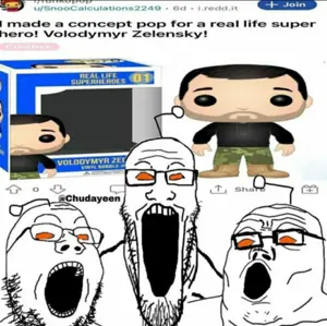 gapejak, markiplier soyjak, tony soprano soyjak, soyjak trio, 3soyjaks, antenna, funko pop, glasses, open mouth, orange eyes