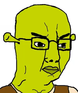 chudjak, angry, chud, closed mouth, clothes, dreamworks, ear, glasses, green skin, ogre