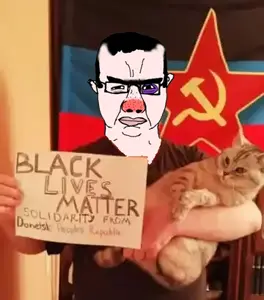 chudjak, animal, balding, black lives matter, bruise, cat, cat ears, clothes, communism, donetsk