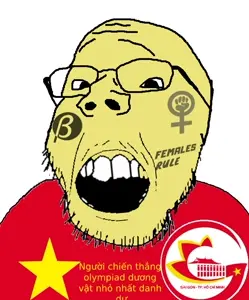 feraljak, gapejak, /bant/, asian, beta male, clothes, femdom, femdomcuck, flag, glasses