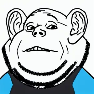 impish soyak ears, impaish, closed mouth, clothes, ear, eyebrows, forehead lines, frown, looking at you, no glasses