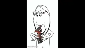 chudjak, feraljak, gapejak, impish soyak ears, soyak, splicejak, wholesome soyjak, angry, animal, animated
