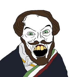 feraljak, angry, balding, beard, bettino ricasoli, brown hair, clothes, green eyes, hair, italy