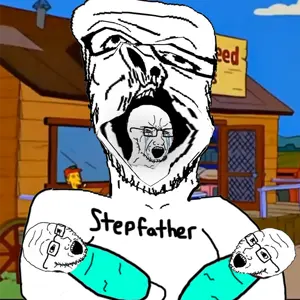 a24 slowburn soyjak, cryboy soyjak, soyak, 4soyjaks, baby, bloodshot eyes, chuck, crying, distorted, glasses