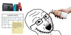 soyak, arm, bottle, cuck, drink, drinking, drinking soylent, glasses, hands, holding bottle