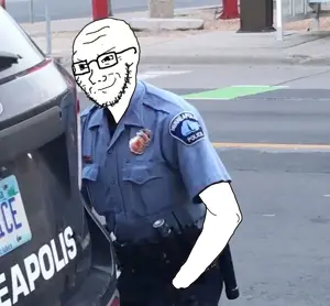 george floyd, soyak, arm, clothes, derek chauvin, glasses, police, real life, smile, smug