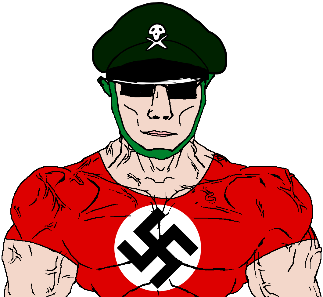 chudjak, chudjak front, muscular chud, arm, brocken jr, buff, chud, closed mouth, clothes, glasses