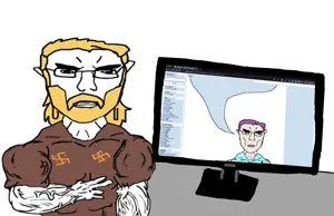 chudjak, unbotheredchud, aryan, a10 eyes, barbarian, buff, computer, germanic, indo european, soybooru