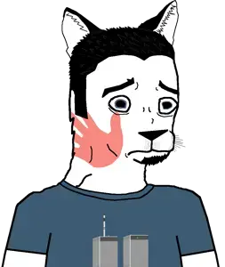 chudjak, blue eyes, closed mouth, clothes, ear, feline, frown, furry, goatee, hair