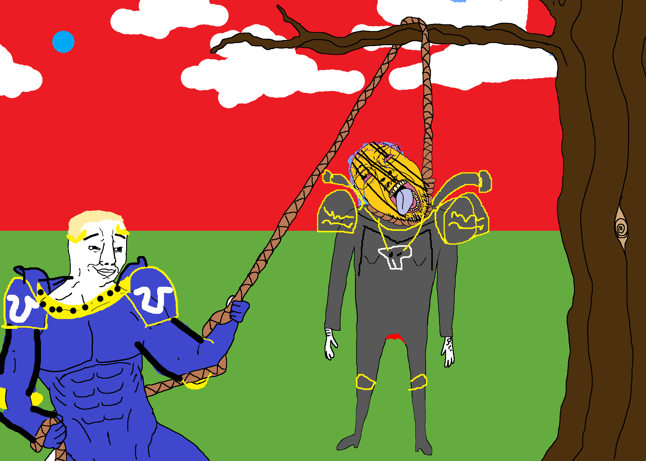 bernd, chudjak, hanging troonjak, troonjak, aryan, 2soyjaks, a10 eyes, ack, adeptus astartes, arm