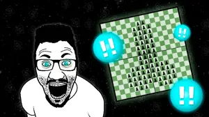 el perro rabioso, levy, beard, black background, blue eyes, blue hair, chess, clothes, glasses, gothamchess