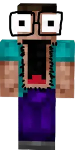 steve (minecraft), nostaljak, unknown, clothes, doug walker, glasses, nostalgia critic, open mouth, soyjak, steve