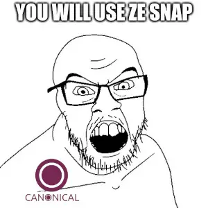 feraljak, angry, glasses, gnu/linux, impact (font), mustache, open mouth, soyjak, stubble, text