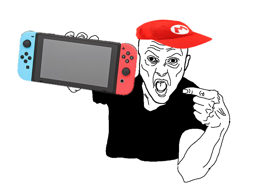 mario, unknown, arm, cap, clothes, ear, hands, hat, holding object, nintendo