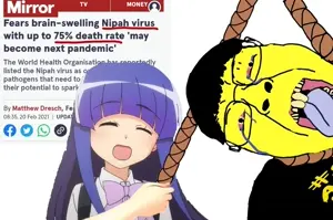 rika furude, bernd, hanging troonjak, troonjak, ack, anime, asian, bloodshot eyes, buck teeth, clothes