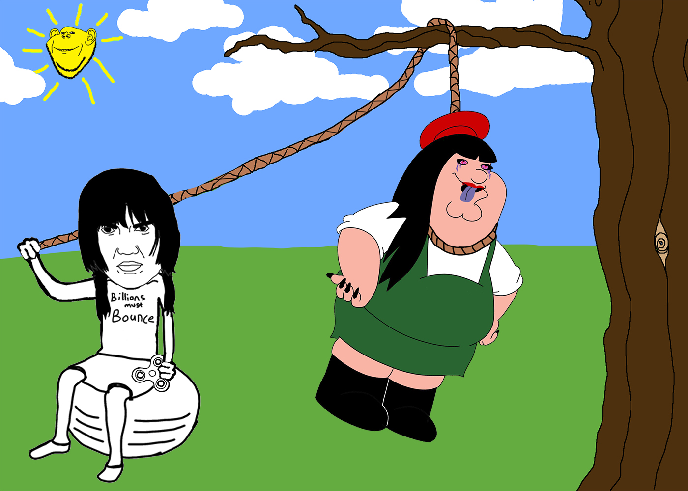 peter griffin, chudjak, impish soyak ears, peterlöwenbräugriffinakajustinpetergriffinfromthehittelevisionshowfamilyguythatwasmadebysethmacfarlaneakapetergriffinsoyjakforshortjak, bloodshot eyes,…