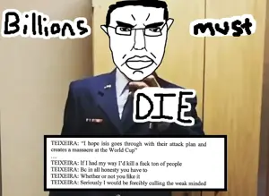 chudjak, chudjak front, angry, closed mouth, clothes, ear, glasses, hair, irl background, jack teixeira