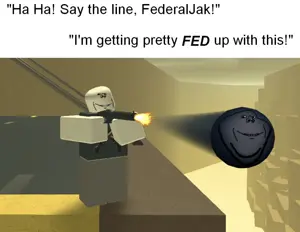 impish soyak ears, 2soyjaks, closed mouth, meme, say the line, smile, soyjak, stubble, text, video game