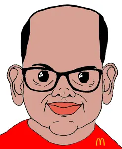 brandon, amerimutt, balding, brown skin, closed mouth, clothes, ear, forehead, glasses, hair