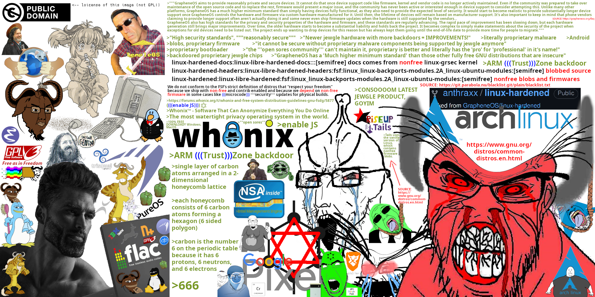 bugdroid, gigachad, happy merchant, pepe, bernd, chudjak, cobson, cryboy soyjak, el perro rabioso, feraljak