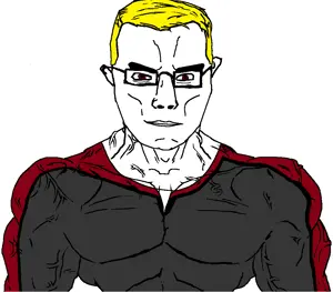 nate higgers, chudjak, chudjak front, muscular chud, natejak, arm, blonde hair, buff, closed mouth, clothes