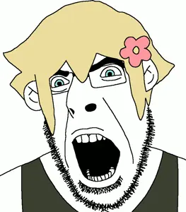 cobson, animated, basil (omori), blonde hair, blue eyes, ear, flower, glasses, hair, open mouth