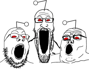 gapejak, markiplier soyjak, tony soprano soyjak, longplier, soyjak trio, 3soyjaks, antenna, first soyjak trio image, first tony soprano soyjak image, glasses