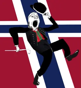 gapejak, arm, clothes, constitution day norway, country, flag, full body, glasses, hands, hat