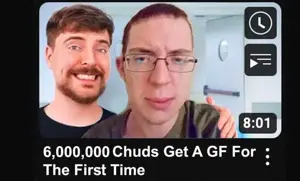 beastjak, chudjak, clothes, crying, glasses, mr beast, patrick crusius, real life, text, youtube